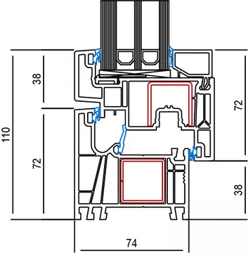 GEALAN-LINEAR® Flächenbündig