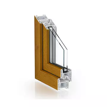 Kömmerling 70 AD golden Oak