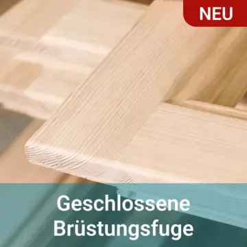 Geschlossene Brüstungsfuge