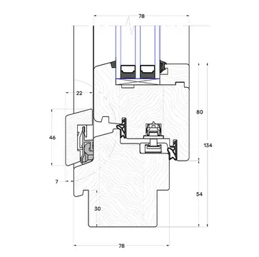UD-Line IV 92 BUG-STIL Schnittzeichnung