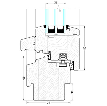 UD-Line IV 78 Denkmalschutz technische Zeichnung