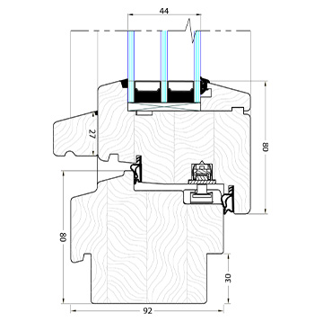 UD-Line IV 92 Denkmalschutz technische Zeichnung