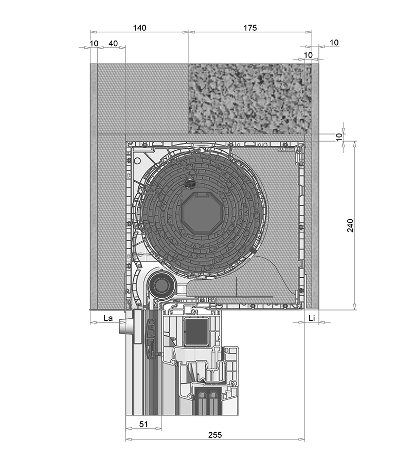 Exte Elite XT - Schnittzeichnung