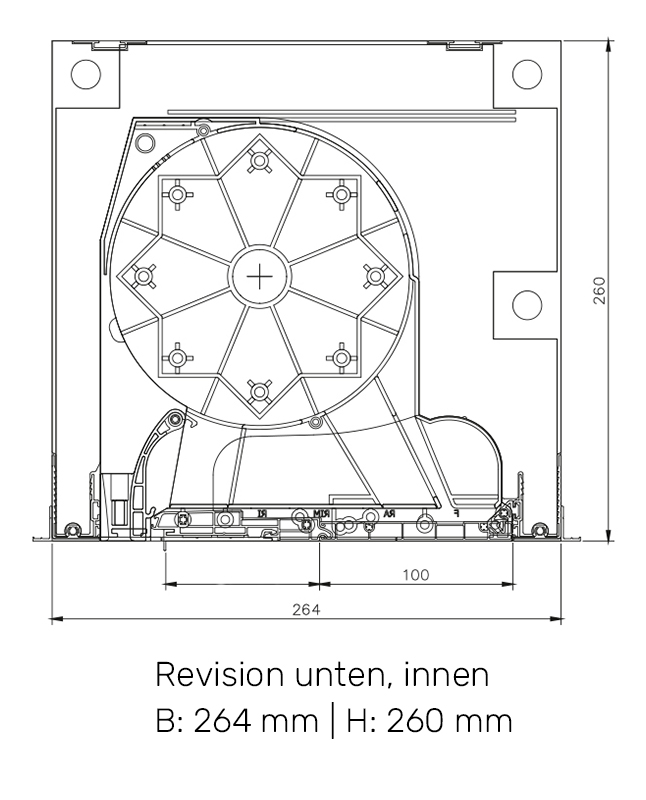 SKB 260 - Revision unten, innen