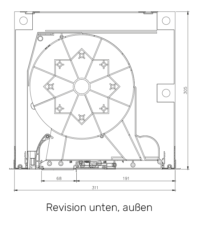 SKB 300 - Revision unten, außen