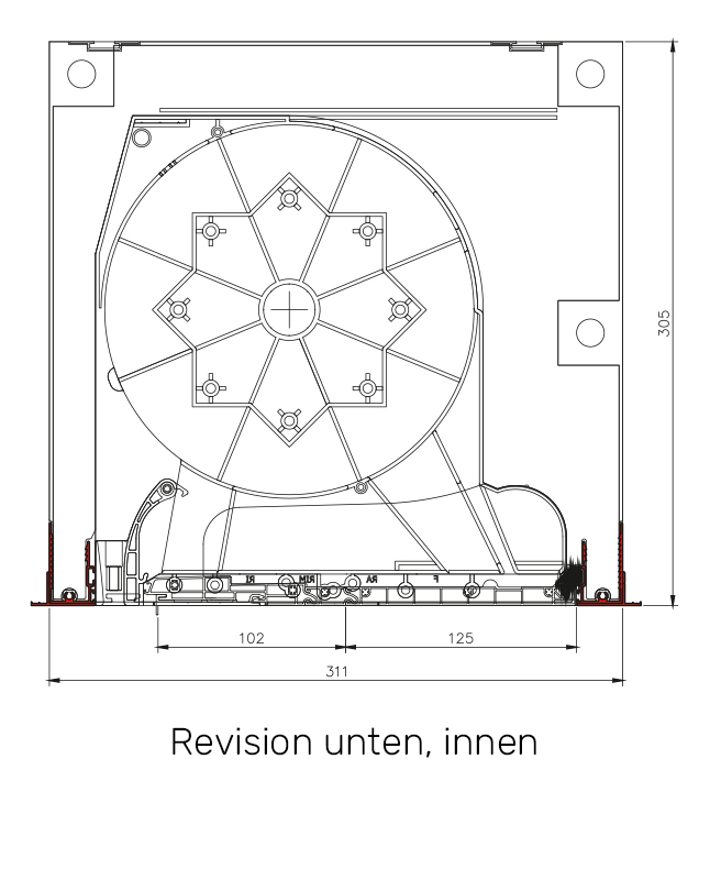 SKB 300 - Revision unten, innen
