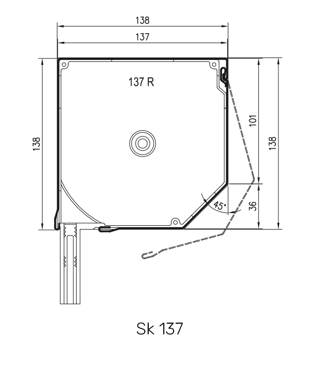 SK 137 technische Zeichnung