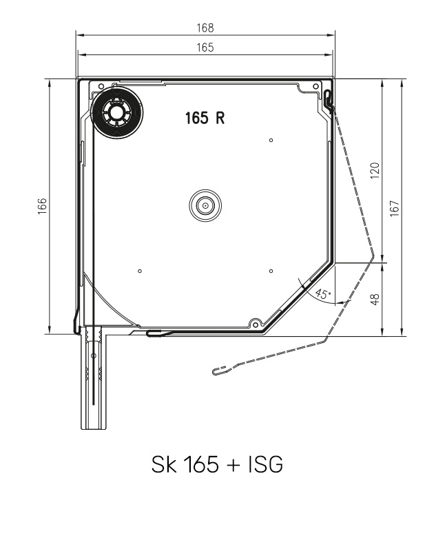 SK 165 + ISG