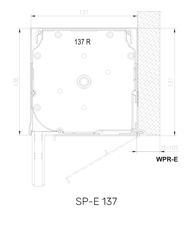 SP-E 137 technische Zeichnung